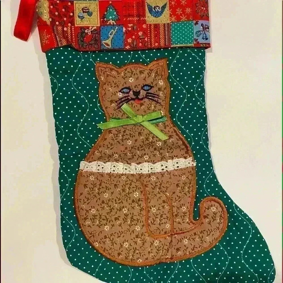 Vintage Christmas Stocking by Avon - Picture 1 of 9